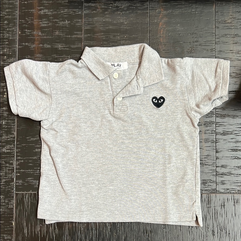 Gray Polo Shirt for Kids